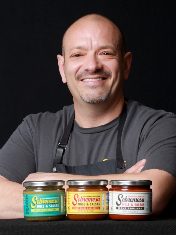 Chef Mark with Sobremesa Mole & Salsas