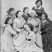 Commissioned tintype of reenactors