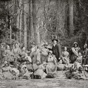 Commissioned tintype of reenactors