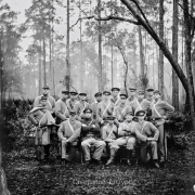 Commissioned tintype of reenactors