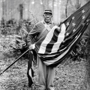 Commissioned tintype of reenactor
