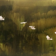 Southbound, 30x72 inches, acrylic on gallery wrapped canvas 