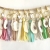 Oyster shell tassel keychains 